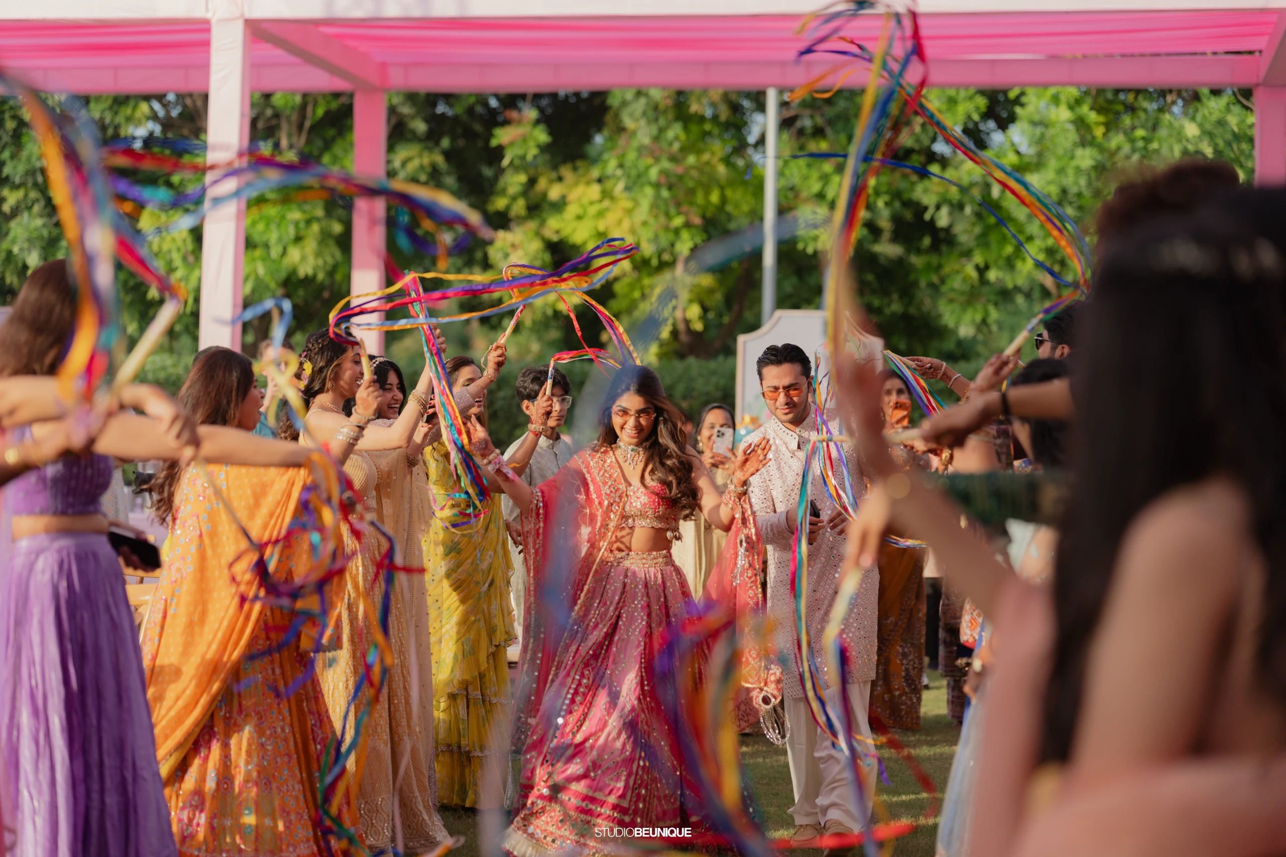 Dev & Bhavisha celebration moment