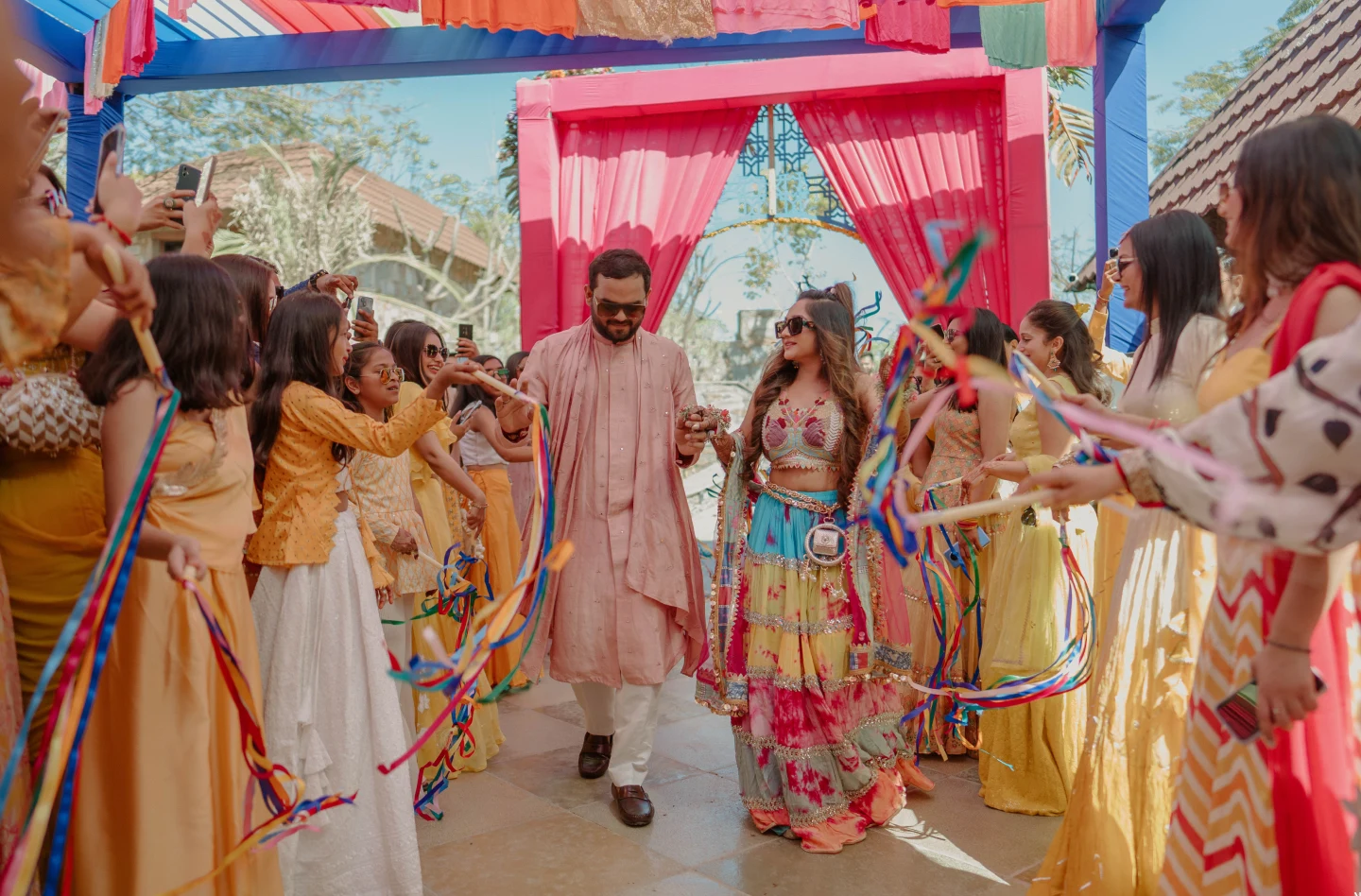 Gopi & Vaibhav celebration moment