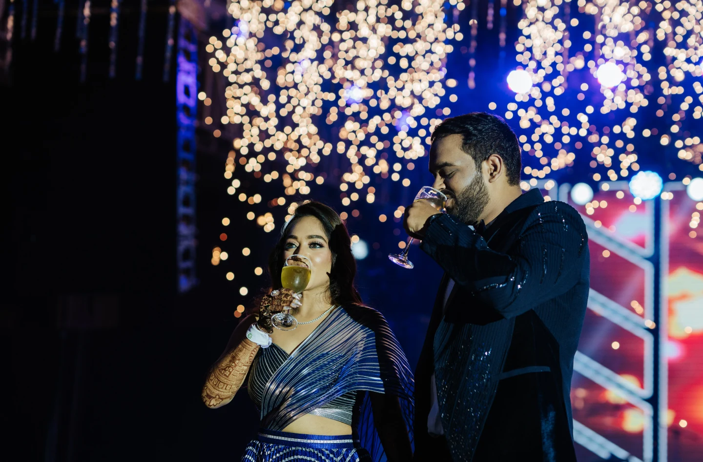 Gopi & Vaibhav celebration moment