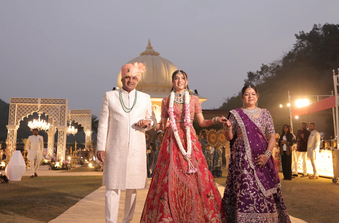Shyam & Ayushi celebration moment