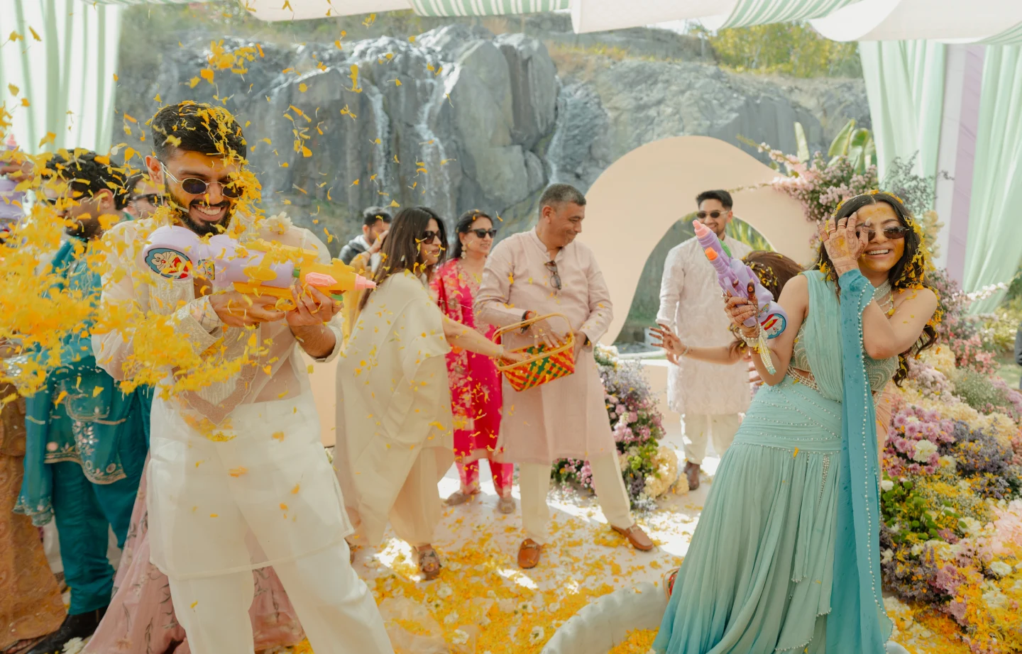 Chintnika & Kushal celebration moment
