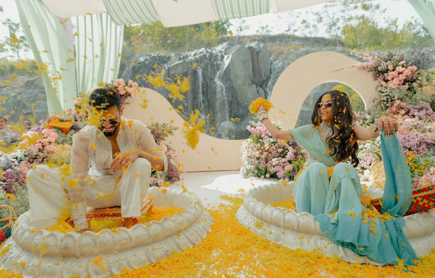 Chintnika & Kushal celebration moment