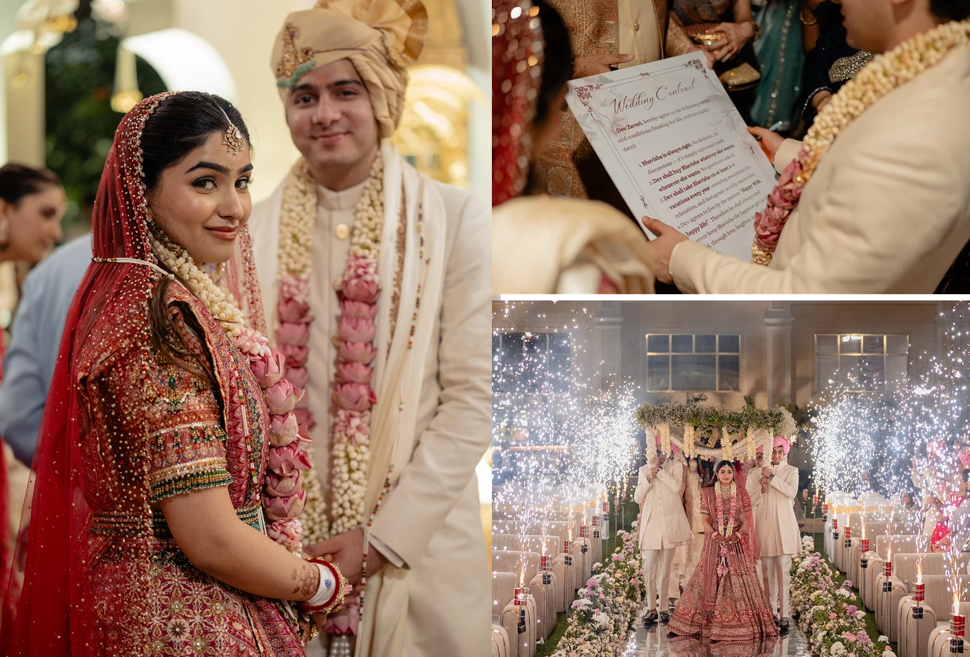 Dev & Bhavisha celebration moment