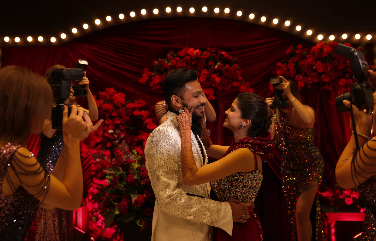 Neer & Dhruv celebration moment