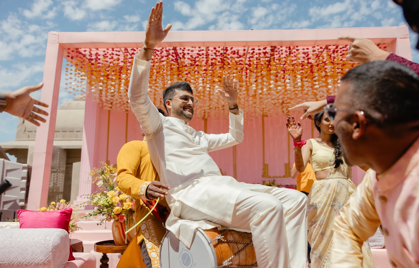 Prasheet & Heena celebration moment