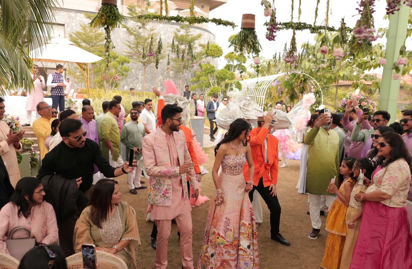 Shyam & Ayushi celebration moment