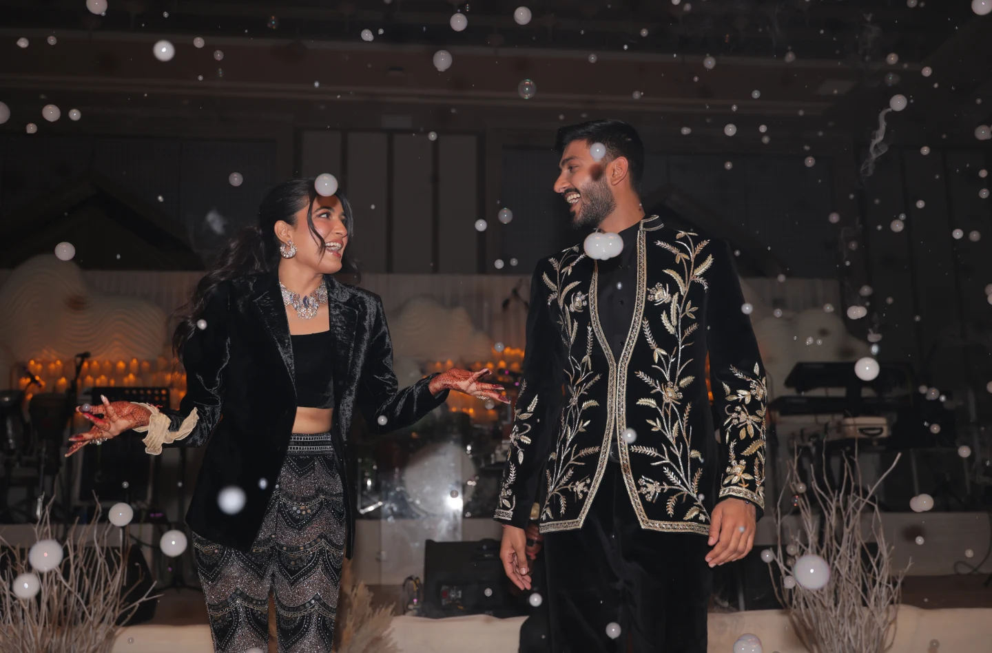 Shyam & Ayushi celebration moment